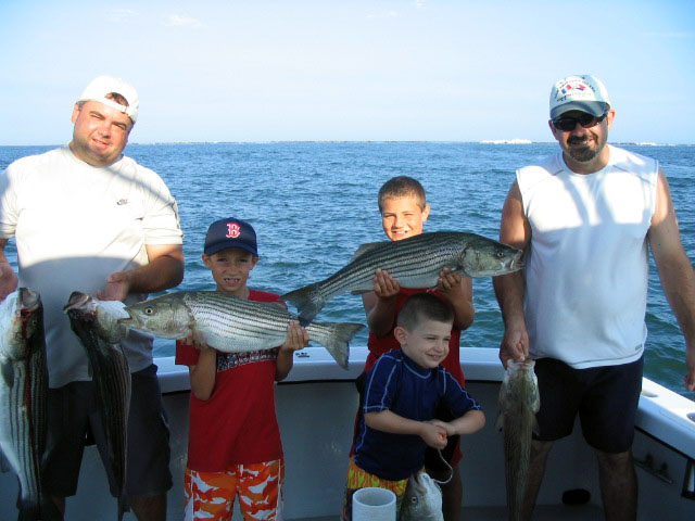 3 of my Grandsons with Their Dads