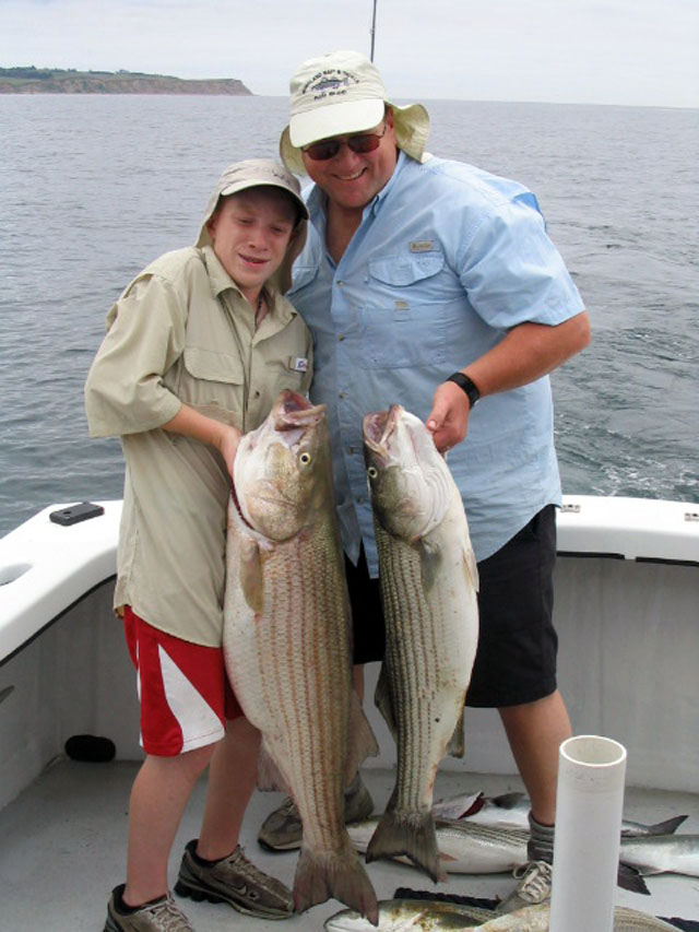 Father and Son Catch