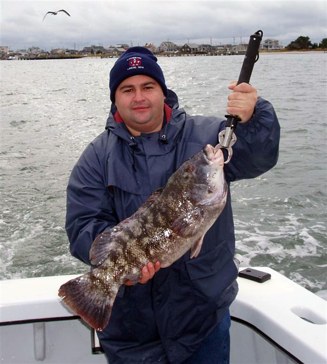 Matt with a Nice Blackfish